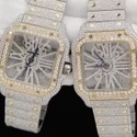 Best Quality VVS Moissanite Diamond Watch Fashion Jewelry Iced Out Diamond Watch