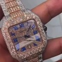 Good Quality Iced Out Moissanite Watch for Men VVS Diamonds Best Fashion Jewelry Gift