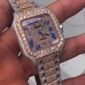 Good Quality Iced Out Moissanite Watch for Men VVS Diamonds Best Fashion Jewelry Gift