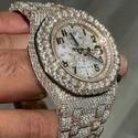 High Quality Custom Watch for Men Iced out Moissanite Diamond Studded Watch Hip Hop Diamond Jewelry