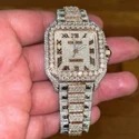 High Quality Custom Watch for Men Iced out Moissanite Diamond Studded Watch Hip Hop Diamond Jewelry