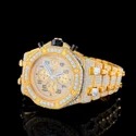 High Quality DEF Lab Moissanite Diamond Watch Colorless Diamond Hip Hop Style Diamond Watch