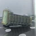 High Quality DEF Lab Moissanite Diamond Watch Colorless Diamond Hip Hop Style Diamond Watch