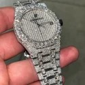 High Quality DEF Lab Moissanite Diamond Watch Colorless Diamond Hip Hop Style Diamond Watch
