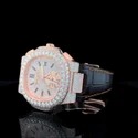 High Quality DEF Moissanite Diamond Watch Colorless Diamond Hip Hop Style Diamond Watch