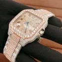 High Quality Fully Customized Iced Out Diamond Moissanite Watch for Men Hip Hop Diamond Jewelry