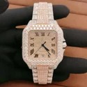 High Quality Fully Customized Iced Out Diamond Moissanite Watch for Men Hip Hop Diamond Jewelry