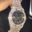 Best Quality Fully Customized Iced Out Diamond Moissanite Watch for Men Hip Hop Diamond Jewelry