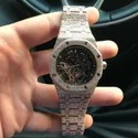 Best Quality Fully Customized Iced Out Diamond Moissanite Watch for Men Hip Hop Diamond Jewelry