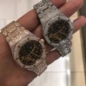 Best Quality Fully Customized Iced Out Diamond Moissanite Watch for Men Hip Hop Diamond Jewelry