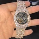 Best Quality Fully Customized Iced Out Diamond Moissanite Watch for Men Hip Hop Diamond Jewelry