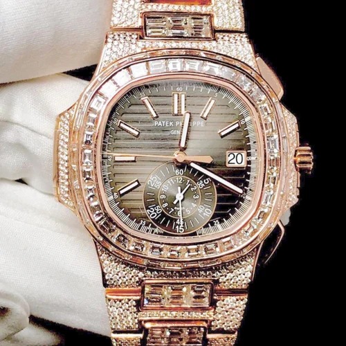 High Quality Fully Customized Iced Out Diamond Moissanite Watch for Men Hip Hop Diamond Jewelry