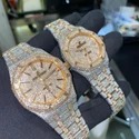 Top Quality Diamond Moissanite Watch on Factory Price DEF Moissanite Diamond Iced Out Watch