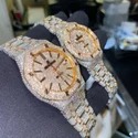 Top Quality Diamond Moissanite Watch on Factory Price DEF Moissanite Diamond Iced Out Watch