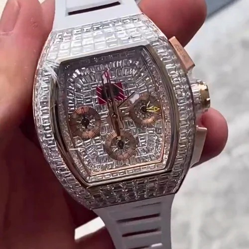 High Quality Iced Out Moissanite Watch for Men VVS Diamonds Best Fashion Jewelry Gift