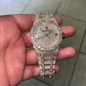 Hip Hop Customized Iced out Diamond Watch for Men VVS Moissanite Diamond Watch