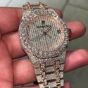 Hip Hop Customized Iced out Diamond Watch for Men VVS Moissanite Diamond Watch