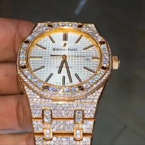 Good Quality Iced out Moissanite Watch colorless Diamond watch for men Best Quality Wholesale Price
