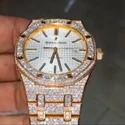 Good Quality Iced out Moissanite Watch colorless Diamond watch for men Best Quality Wholesale Price