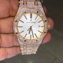 Good Quality Iced out Moissanite Watch colorless Diamond watch for men Best Quality Wholesale Price