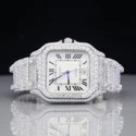Top Quality Diamond Moissanite Watch on Factory Price DEF Moissanite Diamond Iced Out Watch