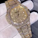 Best Quality Fully Customized Iced Out Diamond Moissanite Watch for Men Hip Hop Diamond