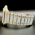 High Quality DEF Lab Moissanite Diamond Watch Colorless Diamond Hip Hop Style Diamond Watch