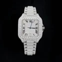 Top Quality Diamond Moissanite Watch on Factory Price DEF Moissanite Diamond Iced Out Watch