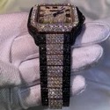 High Quality DEF Lab Moissanite Diamond Watch Colorless Diamond Hip Hop Style Diamond Watch