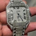 Best Quality Fully Customized Iced Out Diamond Moissanite Watch for Men Hip Hop Diamond Jewelry