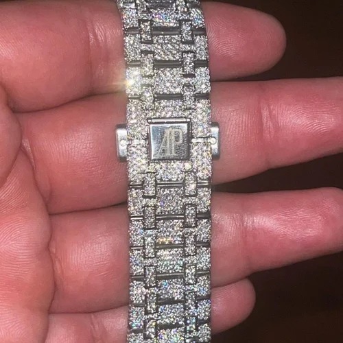 Top Quality Diamond Moissanite Watch on Factory Price DEF Moissanite Diamond Iced Out Watch
