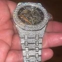 Top Quality Diamond Moissanite Watch on Factory Price DEF Moissanite Diamond Iced Out Watch