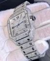 High Quality DEF Lab Moissanite Diamond Watch Colorless Diamond Hip Hop Style Diamond Watch