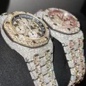 High Quality Fully Customized Iced Out Diamond Moissanite Watch for Men Hip Hop Diamond Jewelry