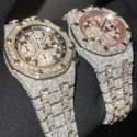 High Quality Fully Customized Iced Out Diamond Moissanite Watch for Men Hip Hop Diamond Jewelry