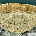High Quality DEF Lab Moissanite Diamond Watch Colorless Diamond Hip Hop Style Diamond Watch