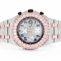 Hip Hop Customized Iced out Diamond Watch for Men VVS Moissanite Diamond Watch