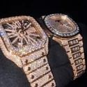 High Quality Fully Customized Iced Out Diamond Moissanite Watch for Men Hip Hop Diamond Jewelry
