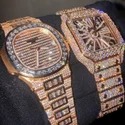 High Quality Fully Customized Iced Out Diamond Moissanite Watch for Men Hip Hop Diamond Jewelry
