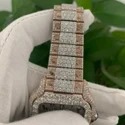Top Quality Diamond Moissanite Watch on Factory Price DEF Moissanite Diamond Iced Out Watch