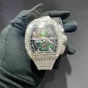 Best Selling Customized Iced Out Moissanite Watch Stainless Steel Best Quality Diamond Watch for Men