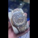 High Quality DEF Lab Moissanite Diamond Watch Colorless Diamond Hip Hop Style Diamond Watch