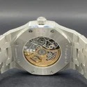 Moissanite Studded Iced Out Watch, EF/VVS Diamond, Wrist Watch