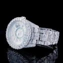 High Quality DEF Lab Moissanite Diamond Watch Colorless Diamond Hip Hop Style Diamond Watch
