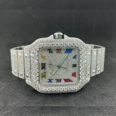 Best Quality VVS Diamond Moissanite Watch Fashion Jewelry Iced Out Diamond Watch