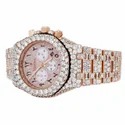 High Quality DEF Lab Moissanite Diamond Watch Colorless Diamond Hip Hop Style Diamond Watch
