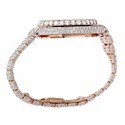 High Quality DEF Lab Moissanite Diamond Watch Colorless Diamond Hip Hop Style Diamond Watch