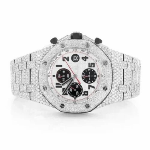 Good Quality Hip Hop Customized Iced out Lab Grown Diamond Watch for Men VVS Diamond Watch Gift