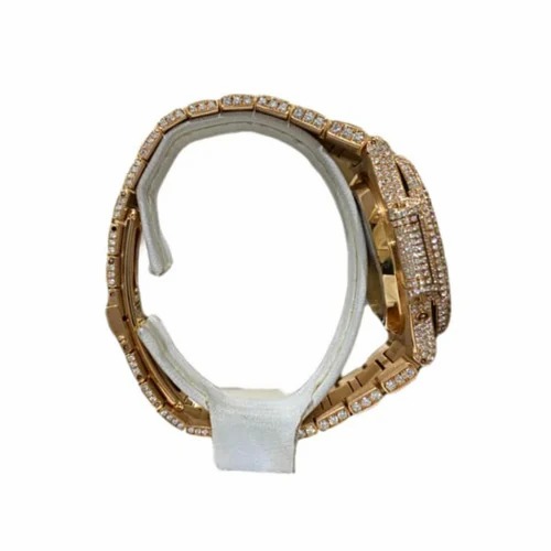 Good Quality Hip Hop Customized Iced out Lab Grown Diamond Watch for Men VVS Diamond Watch Gift