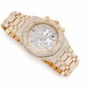 Good Quality Hip Hop Customized Iced out Lab Grown Diamond Watch for Men VVS Diamond Watch Gift